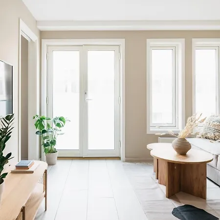 Appartement Urban - Scandinavian Comfort With French Balcony Bergen